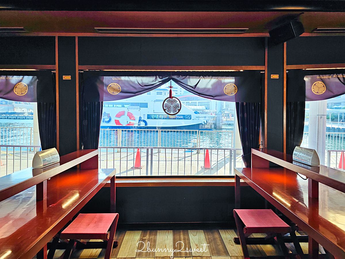 【神戶御座船安宅丸】神戶港灣遊船推薦｜45分鐘巡航神戶港、票價、搭乘攻略、神戶港塔最佳拍攝角度 @兔兒毛毛姊妹花