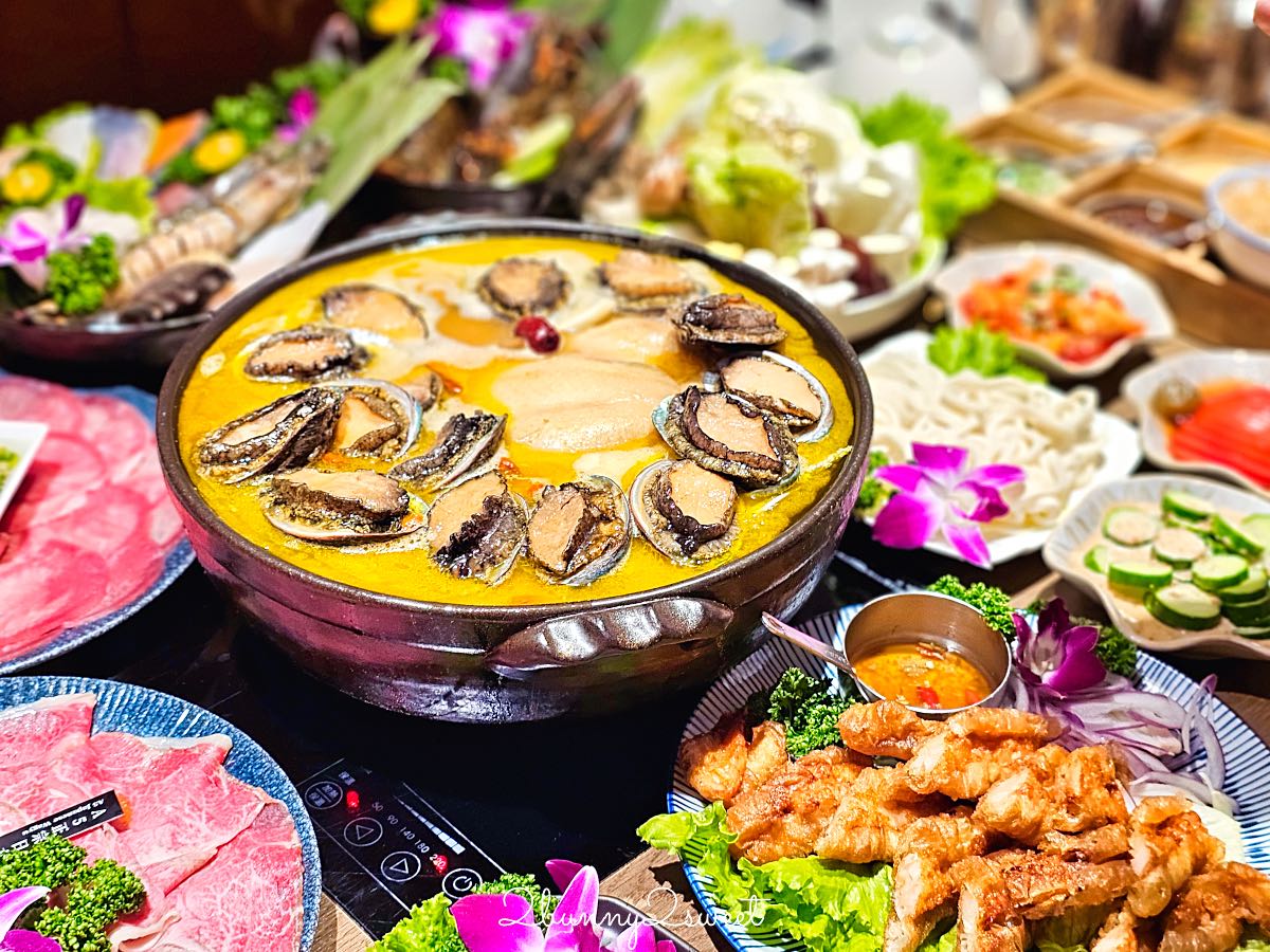 【星曜雞湯】中山站美食推薦！台北雞湯火鍋必吃鮑魚金湯，父親節活動、龍蝦買一送一優惠 @兔兒毛毛姊妹花