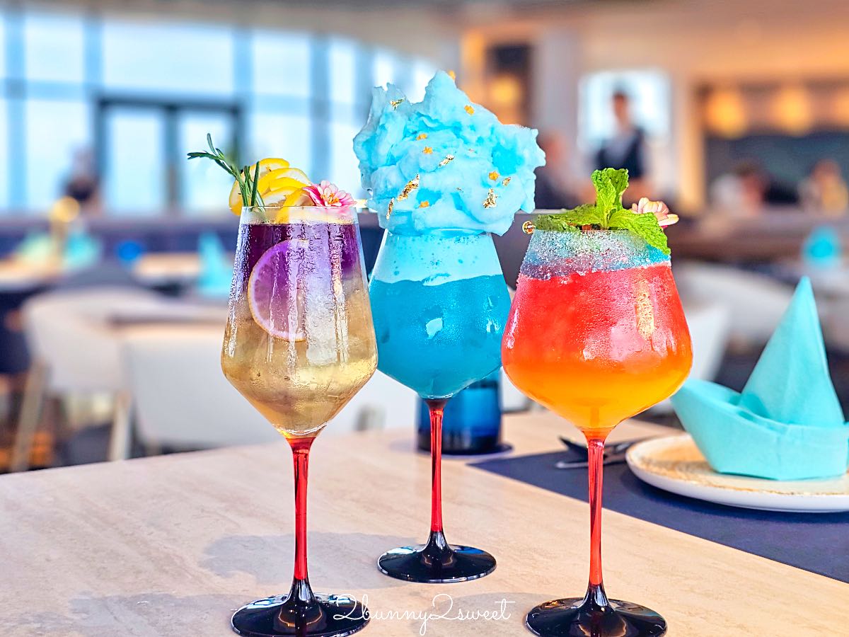 【Blue Atlantis Rooftop Restaurant】Grande Centre Point Voyage Pattaya 33 樓高空海景餐廳，芭達雅夕陽晚餐推薦 @兔兒毛毛姊妹花