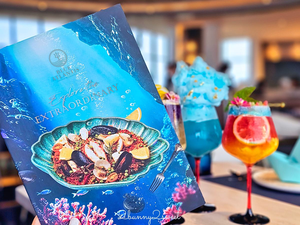 【Blue Atlantis Rooftop Restaurant】Grande Centre Point Voyage Pattaya 33 樓高空海景餐廳，芭達雅夕陽晚餐推薦 @兔兒毛毛姊妹花