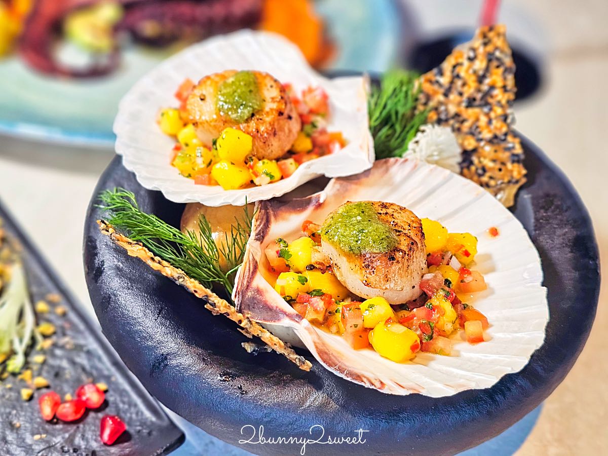 【Blue Atlantis Rooftop Restaurant】Grande Centre Point Voyage Pattaya 33 樓高空海景餐廳，芭達雅夕陽晚餐推薦 @兔兒毛毛姊妹花
