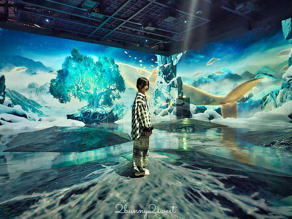 【PADO Media Art Space】芭達雅沉浸式光影藝術館，12大展區、門票交通、親子雨天室內景點 @兔兒毛毛姊妹花