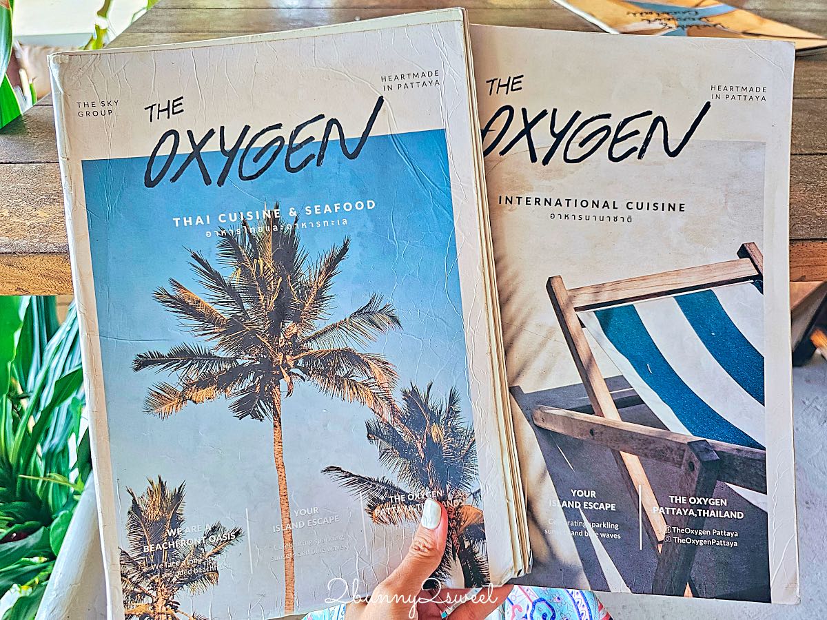 【The Oxygen Beachfront Oasis】芭達雅海景餐廳推薦！坐第一排看海吃泰國料理，超美竹編南洋風餐廳 @兔兒毛毛姊妹花