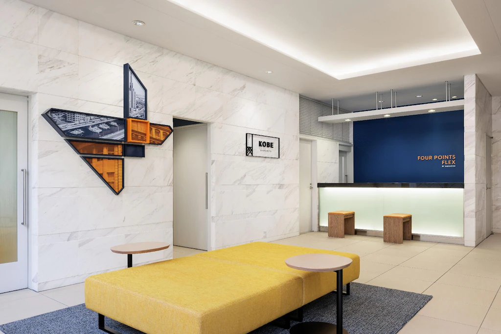 【福朋喜來登神戶三宮飯店 Four Points Flex By Sheraton Kobe Sannomiya】神戶三宮住宿推薦，萬豪旗下平價飯店，交通便利機能佳 @兔兒毛毛姊妹花