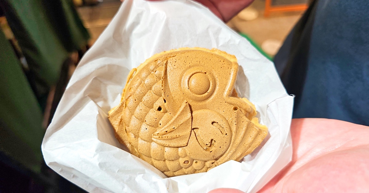 【錦一葉＆まめものとたい焼き】京都錦市場美食！爆餡鯛魚燒、抹茶甜點必吃 @兔兒毛毛姊妹花