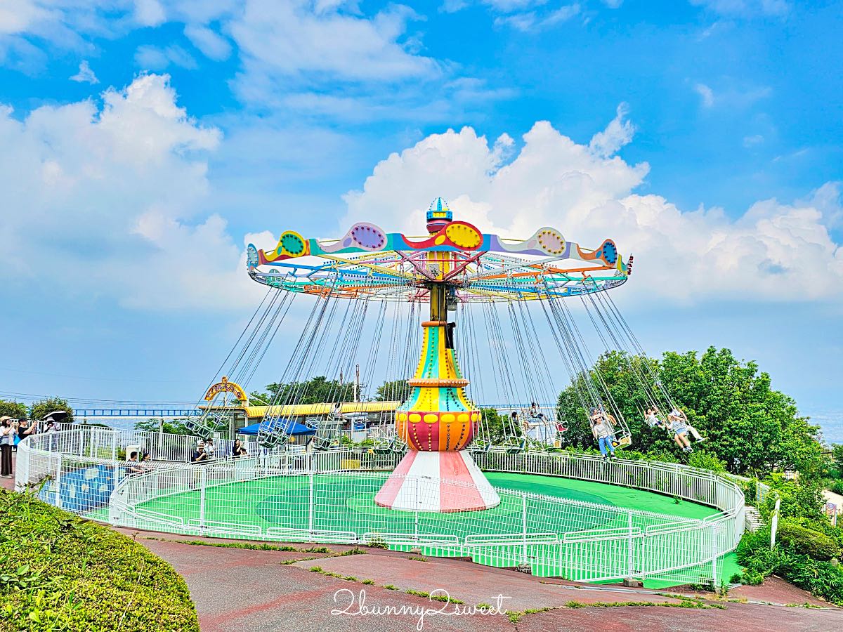 【生駒山上遊樂園】大阪近郊免費入園親子景點！奈良必玩山頂空中腳踏車、門票交通設施攻略 @兔兒毛毛姊妹花