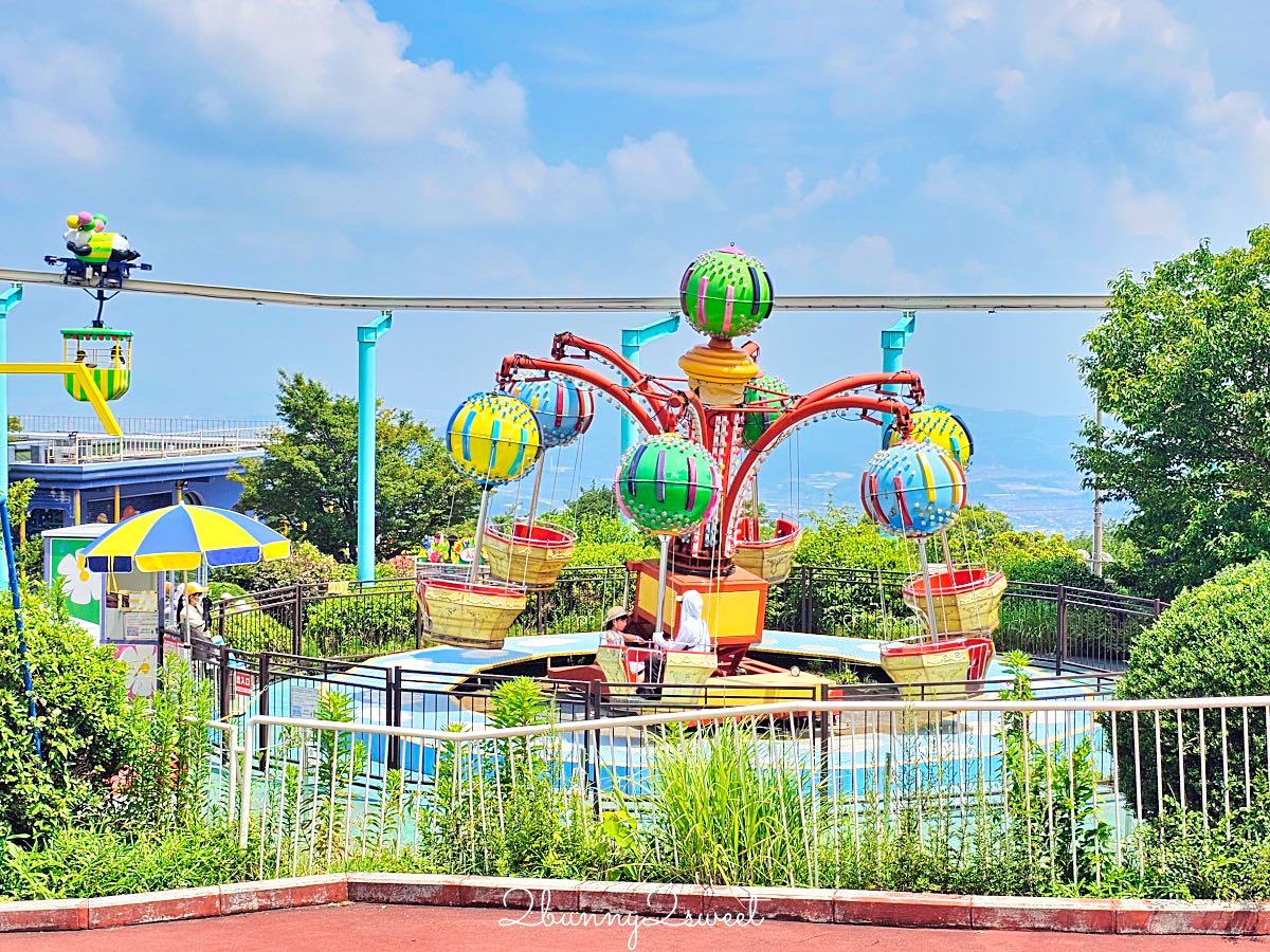 【生駒山上遊樂園】大阪近郊免費入園親子景點！奈良必玩山頂空中腳踏車、門票交通設施攻略 @兔兒毛毛姊妹花
