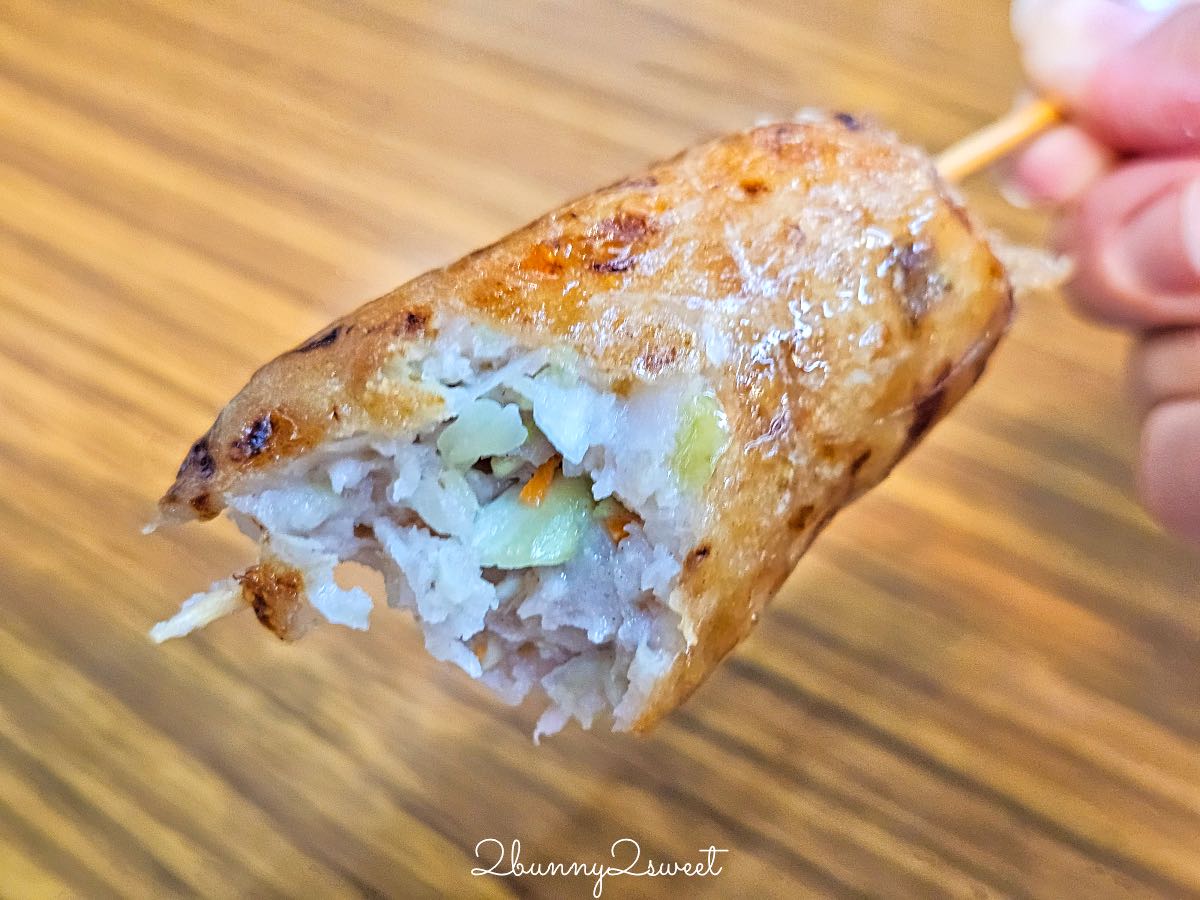 【阿霞龍鳳腿】瑞芳60年老店！現包現炸15元銅板美食，瑞芳火車站必吃小吃 @兔兒毛毛姊妹花