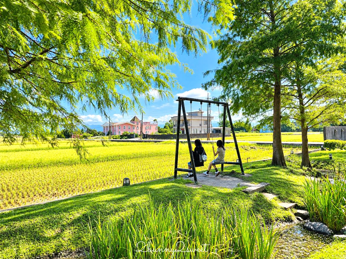 【黑宅 Black House】宜蘭頭城景觀咖啡廳推薦！黑色穀倉建築、稻田鞦韆、早午餐下午茶 @兔兒毛毛姊妹花