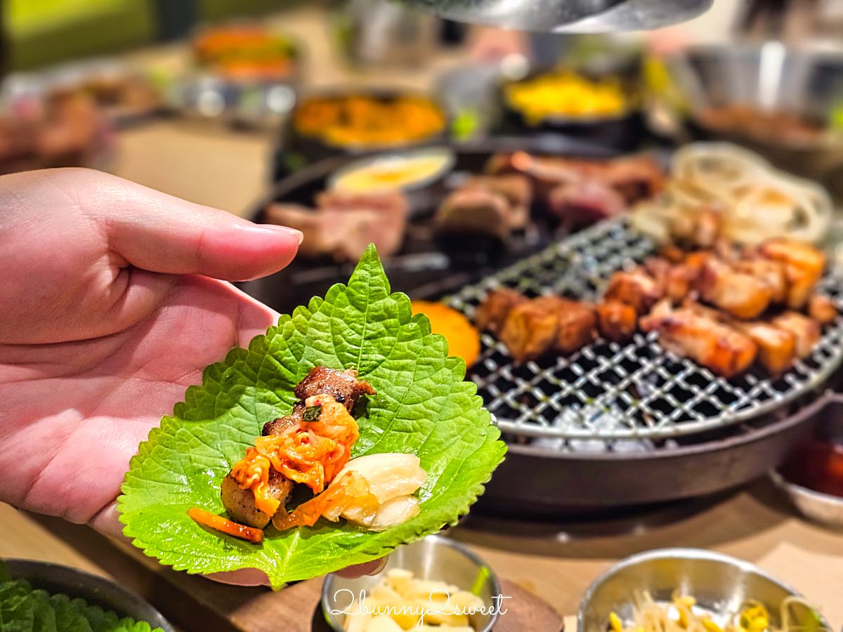 【SSAM 韓式燒肉專門店 遠東大巨蛋店】台北大巨蛋美食推薦,專人代烤韓式豬肉拼盤必吃枕頭肉 @兔兒毛毛姊妹花 【SSAM 韓式燒肉專門店 遠東大巨蛋店】台北大巨蛋美食推薦,專人代烤韓式豬肉拼盤必吃枕頭肉 @兔兒毛毛姊妹花