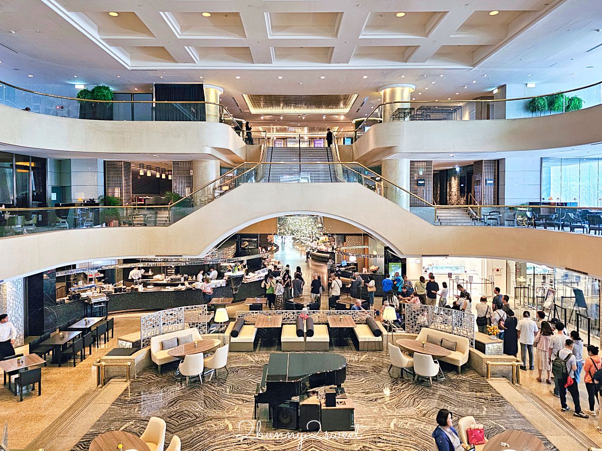 【台北晶華酒店栢麗廳】Buffet 吃到飽推薦！螃蟹海鮮、生魚片、現切爐烤牛排、炙燒握壽司一次吃 @兔兒毛毛姊妹花