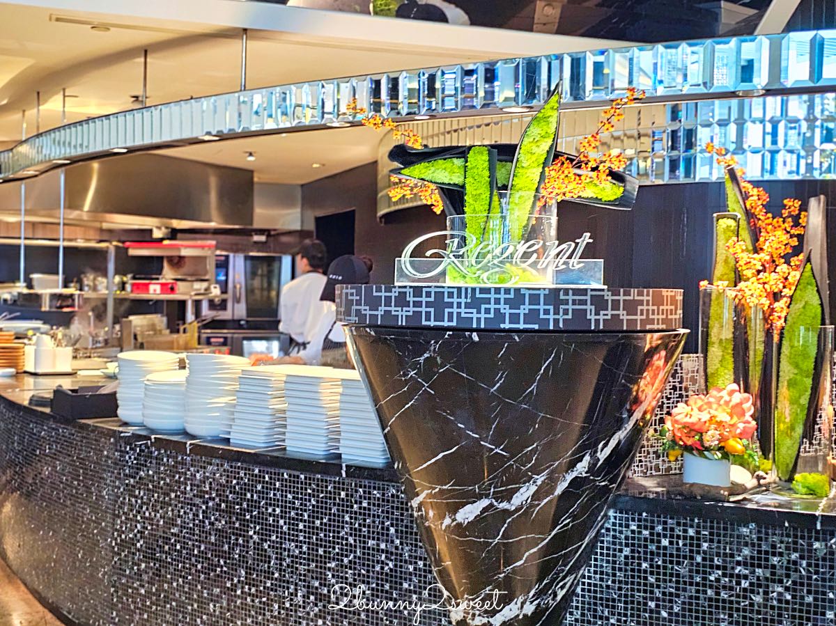 【台北晶華酒店栢麗廳】Buffet 吃到飽推薦！螃蟹海鮮、生魚片、現切爐烤牛排、炙燒握壽司一次吃 @兔兒毛毛姊妹花