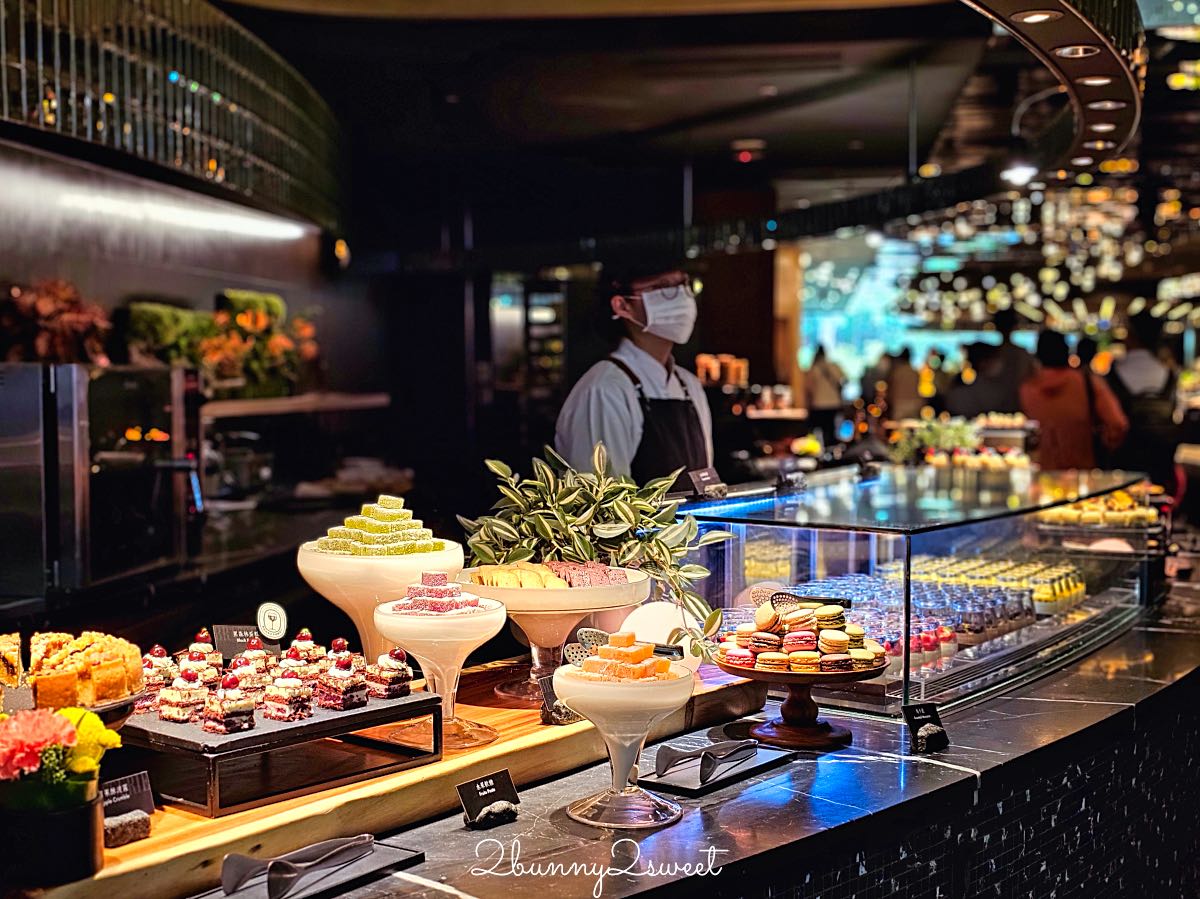 【台北晶華酒店栢麗廳】Buffet 吃到飽推薦！螃蟹海鮮、生魚片、現切爐烤牛排、炙燒握壽司一次吃 @兔兒毛毛姊妹花