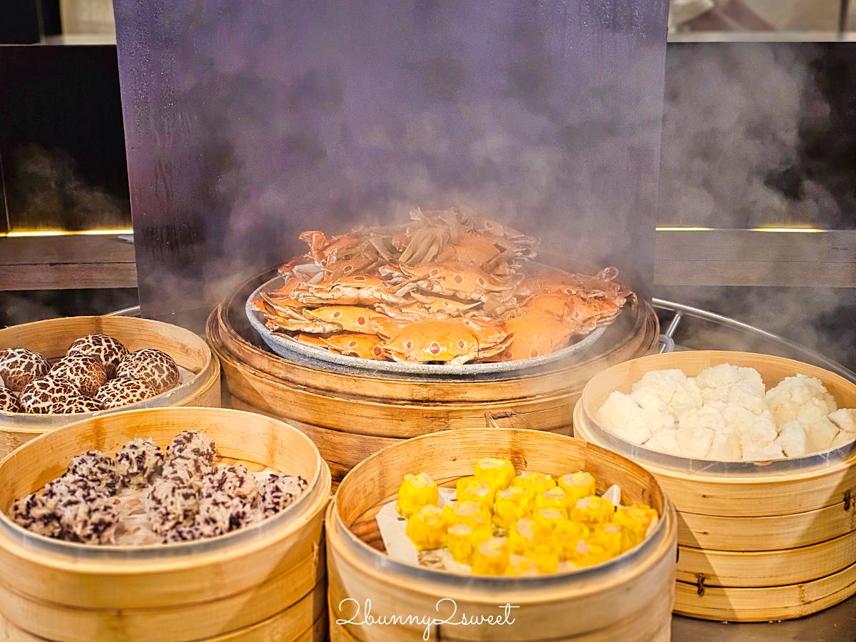 【台北晶華酒店栢麗廳】Buffet 吃到飽推薦！螃蟹海鮮、生魚片、現切爐烤牛排、炙燒握壽司一次吃 @兔兒毛毛姊妹花