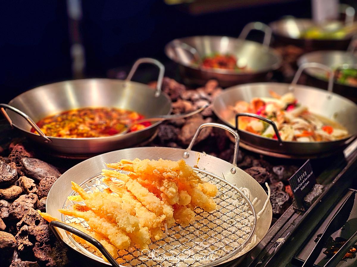 【台北晶華酒店栢麗廳】Buffet 吃到飽推薦！螃蟹海鮮、生魚片、現切爐烤牛排、炙燒握壽司一次吃 @兔兒毛毛姊妹花