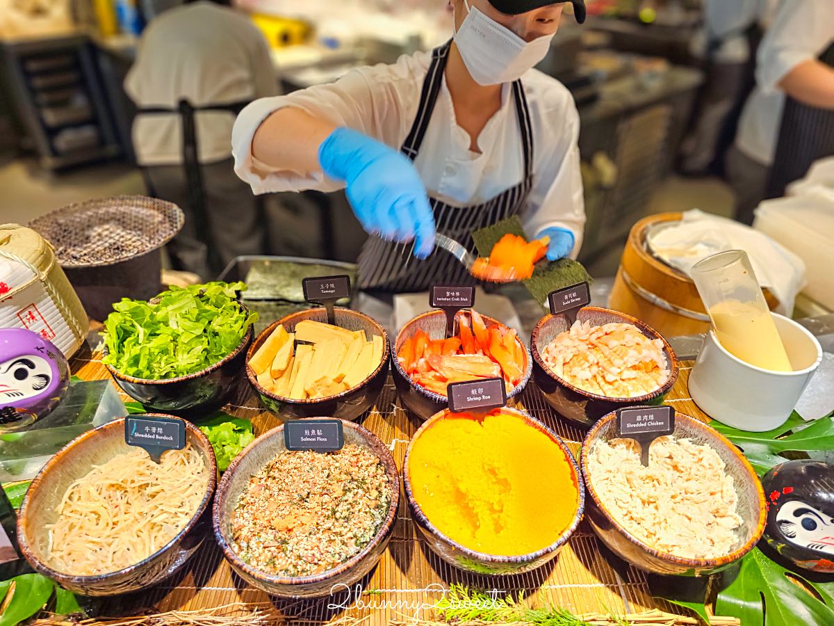 【台北晶華酒店栢麗廳】Buffet 吃到飽推薦！螃蟹海鮮、生魚片、現切爐烤牛排、炙燒握壽司一次吃 @兔兒毛毛姊妹花