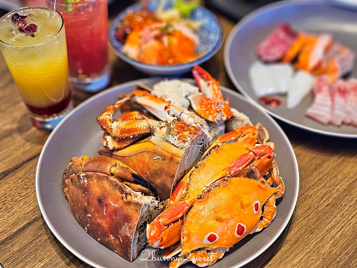 【台北晶華酒店栢麗廳】Buffet 吃到飽推薦！螃蟹海鮮、生魚片、現切爐烤牛排、炙燒握壽司一次吃 @兔兒毛毛姊妹花