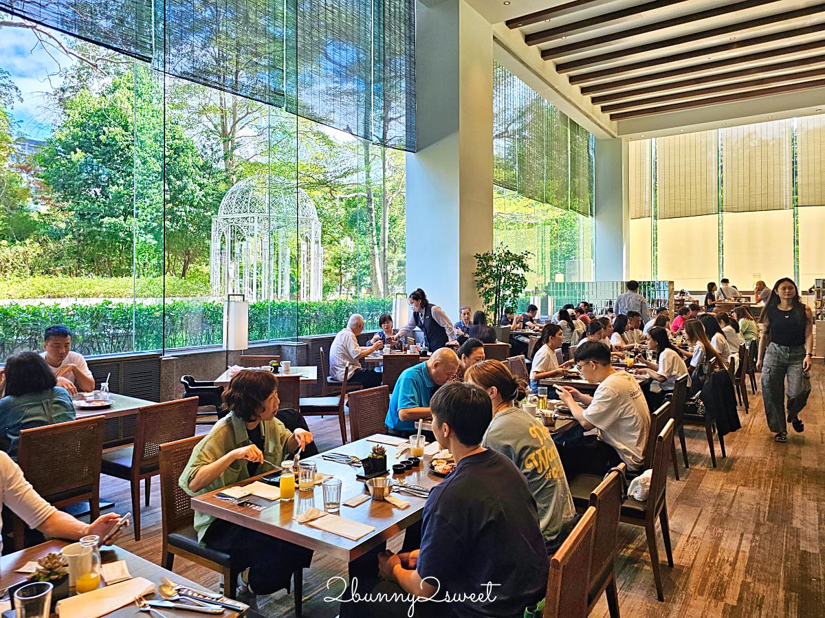 【台北晶華酒店栢麗廳】Buffet 吃到飽推薦！螃蟹海鮮、生魚片、現切爐烤牛排、炙燒握壽司一次吃 @兔兒毛毛姊妹花