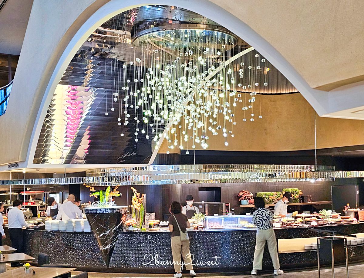 【台北晶華酒店栢麗廳】Buffet 吃到飽推薦！螃蟹海鮮、生魚片、現切爐烤牛排、炙燒握壽司一次吃 @兔兒毛毛姊妹花
