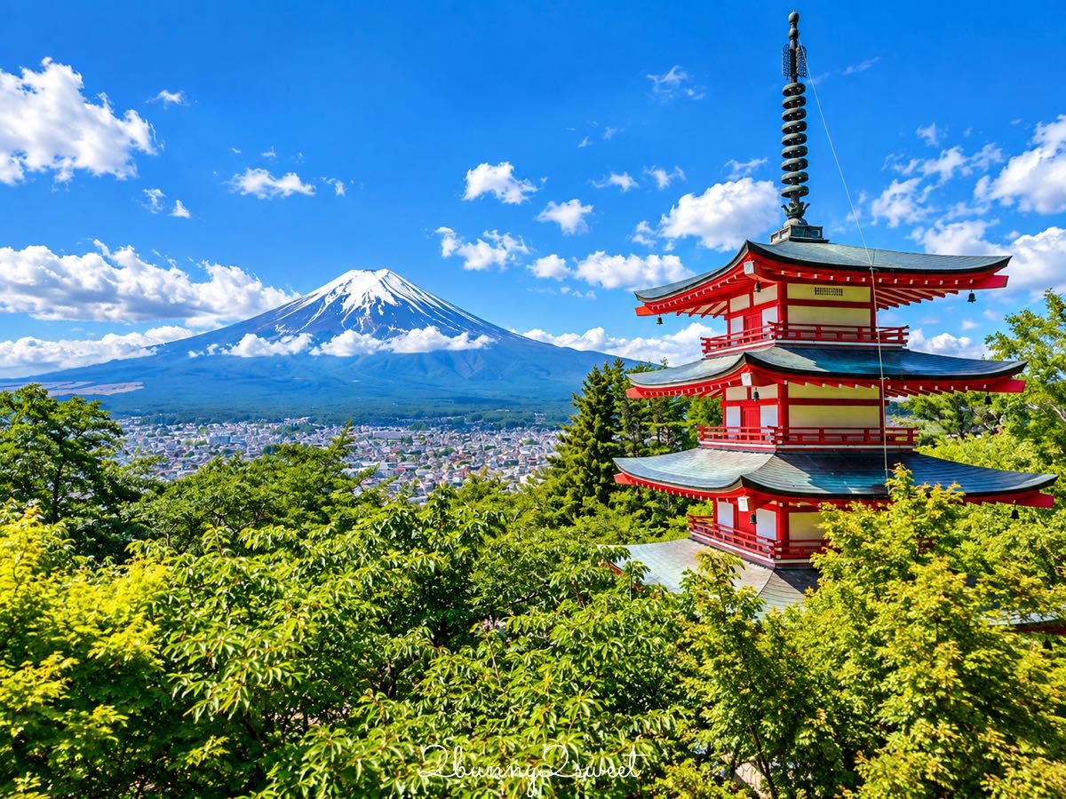 【河口湖自由行攻略】富士山三天兩夜自駕行程，御殿場、忍野八海、富士急樂園與河口湖景點住宿推薦 @兔兒毛毛姊妹花