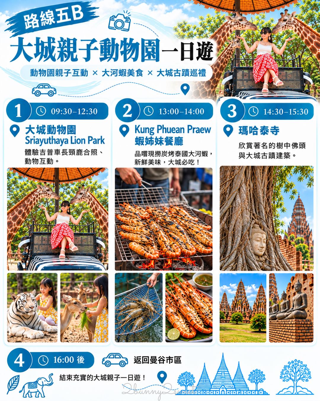 【曼谷近郊景點推薦】20個必去景點、水上市場、大城古蹟、親子動物園與包車一日遊攻略 @兔兒毛毛姊妹花 【曼谷近郊景點推薦】20個必去景點、水上市場、大城古蹟、親子動物園與包車一日遊攻略 @兔兒毛毛姊妹花