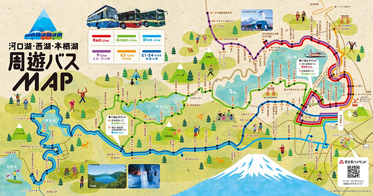【河口湖自由行攻略】富士山三天兩夜自駕行程，御殿場、忍野八海、富士急樂園與河口湖景點住宿推薦 @兔兒毛毛姊妹花