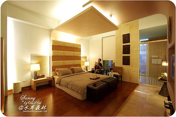 [兔兒遊宜蘭。1Y6M+] 雨天小旅行~入住水岸森林的泳池 Villa @兔兒毛毛姊妹花