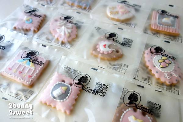 [毛毛。3M+] 收涎囉!! 超可愛的『Cookie Queens』手工糖霜收涎餅乾 @兔兒毛毛姊妹花