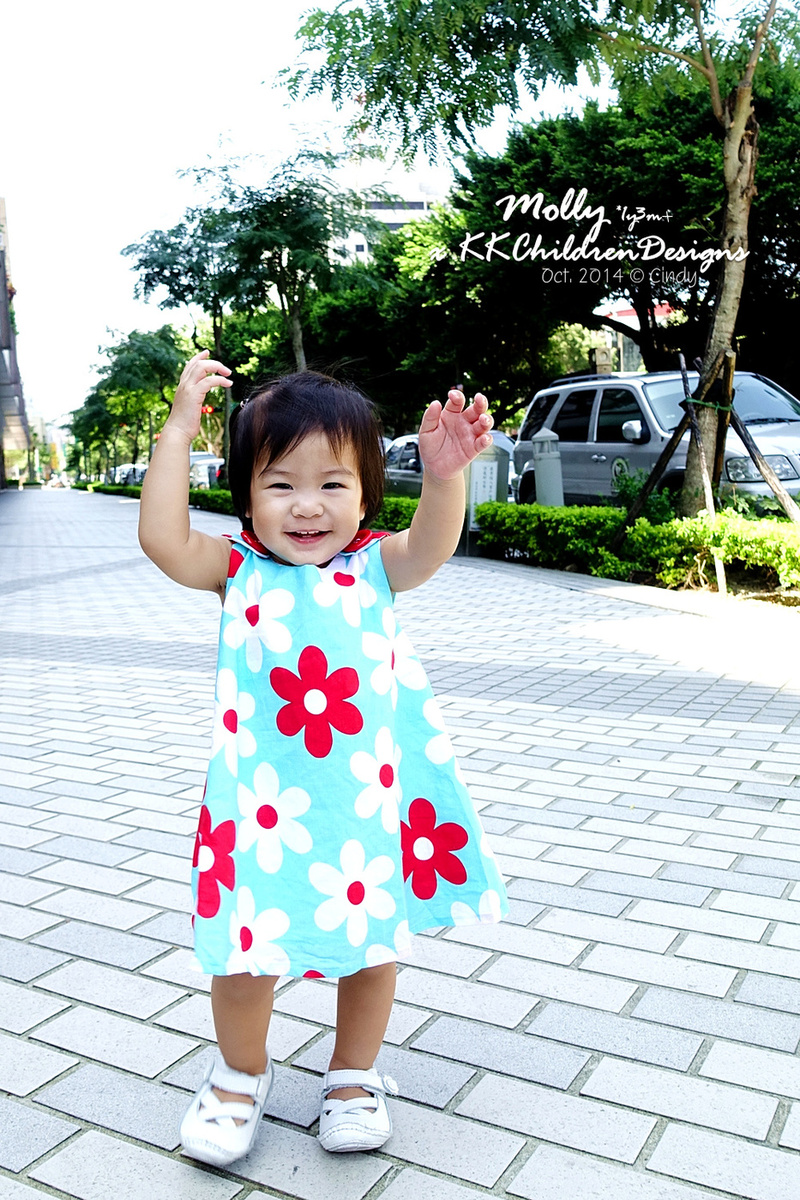 [美衣。敗家] 亮眼又大方的 美國 KK Children Designs 手工洋裝 (4/30上新裝) @兔兒毛毛姊妹花