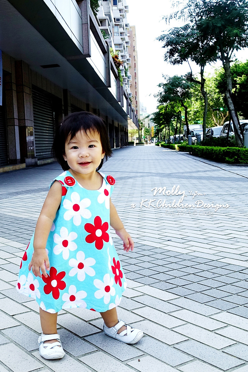 [美衣。敗家] 亮眼又大方的 美國 KK Children Designs 手工洋裝 (4/30上新裝) @兔兒毛毛姊妹花