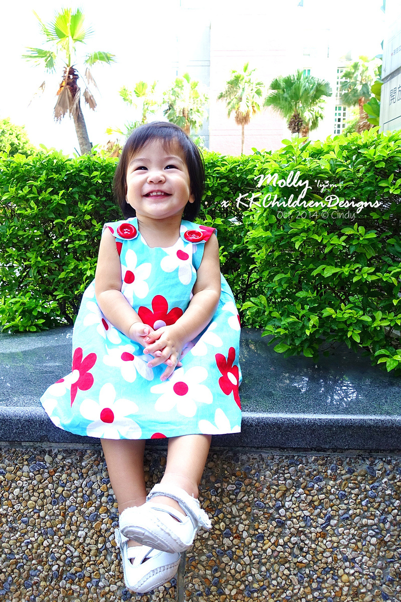 [美衣。敗家] 亮眼又大方的 美國 KK Children Designs 手工洋裝 (4/30上新裝) @兔兒毛毛姊妹花