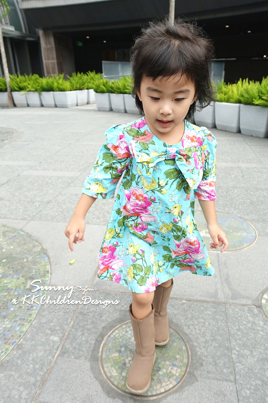 [美衣。敗家] 亮眼又大方的 美國 KK Children Designs 手工洋裝 (4/30上新裝) @兔兒毛毛姊妹花