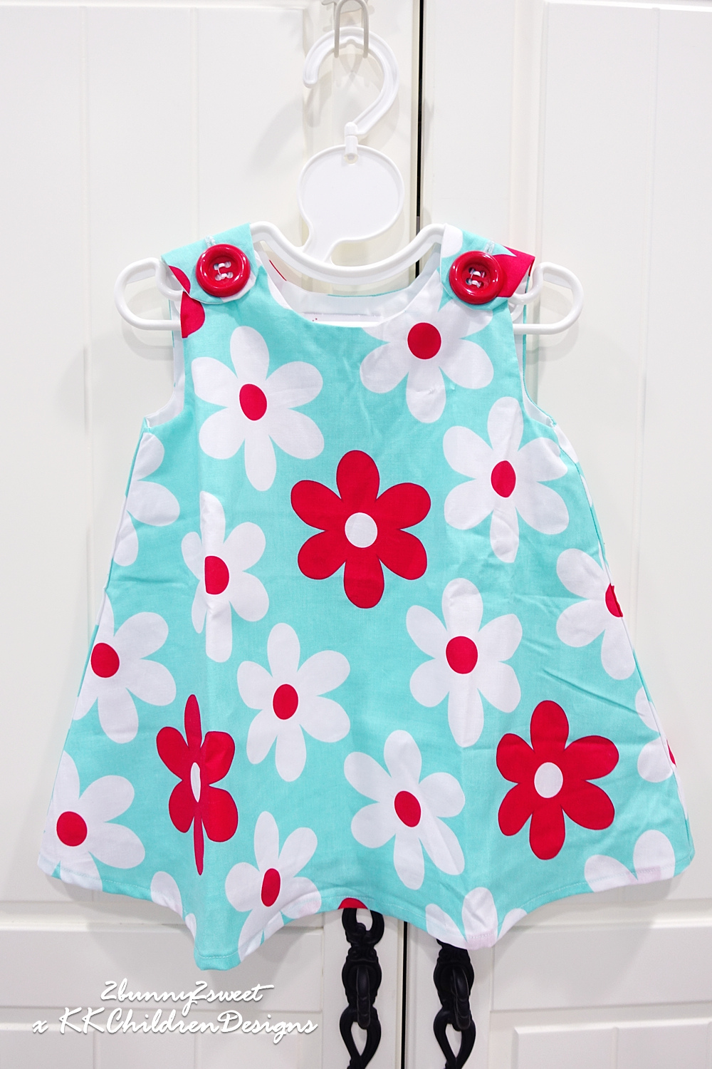 [美衣。敗家] 亮眼又大方的 美國 KK Children Designs 手工洋裝 (4/30上新裝) @兔兒毛毛姊妹花