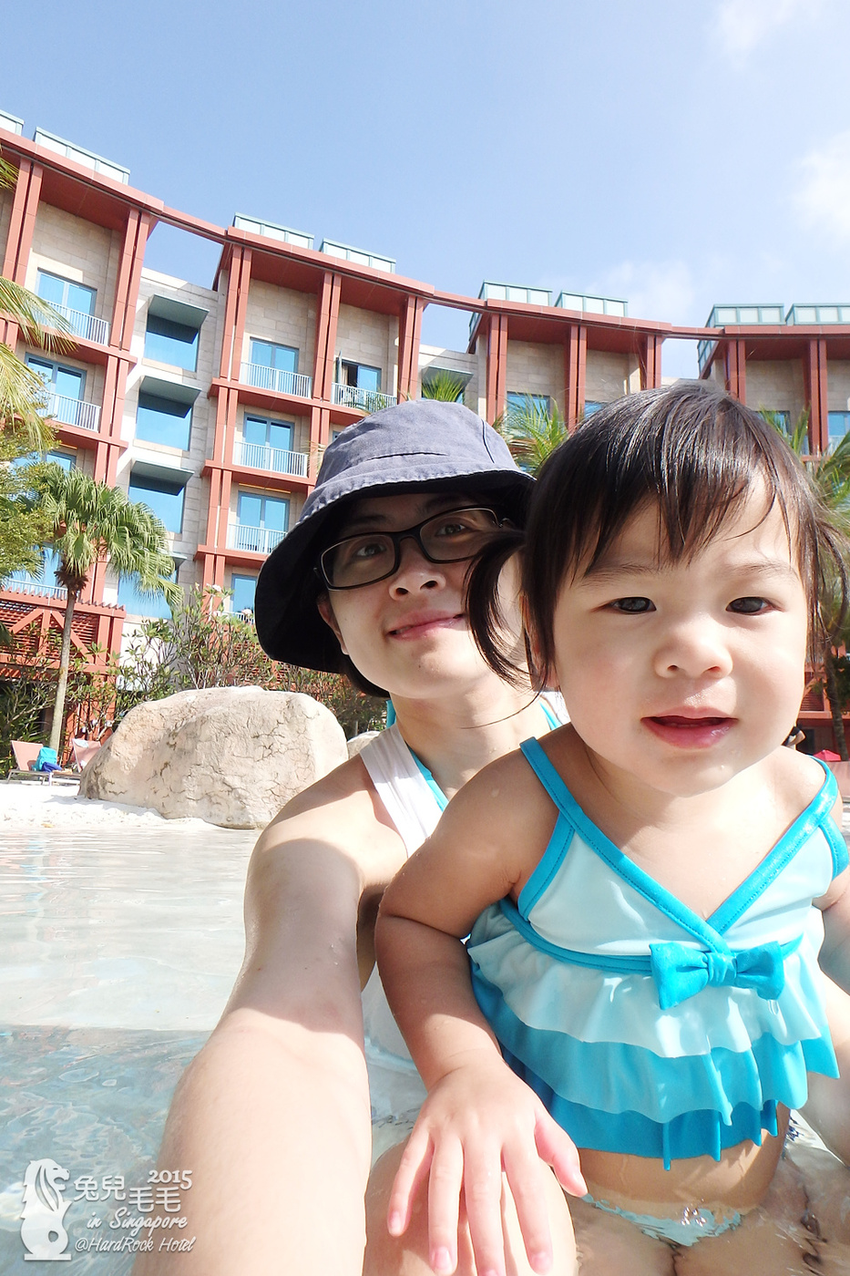 [2015。新馬|親子|自助] 聖淘沙Hard Rock Hotel-超讚人工沙灘泳池又臨近樂園水族館～好適合親子!! @兔兒毛毛姊妹花