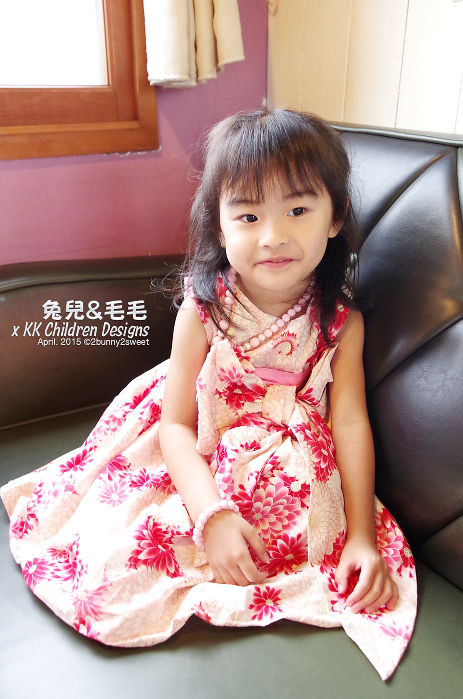 [美衣。敗家] 亮眼又大方的 美國 KK Children Designs 手工洋裝 (4/30上新裝) @兔兒毛毛姊妹花