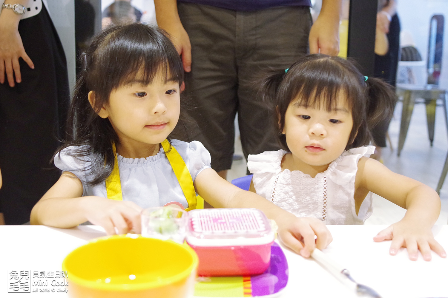 [課程。烹飪] 五星級烹飪課程＋貝凱生日趴@Mini Cook~小孩開心玩，大人輕鬆聊!! @兔兒毛毛姊妹花