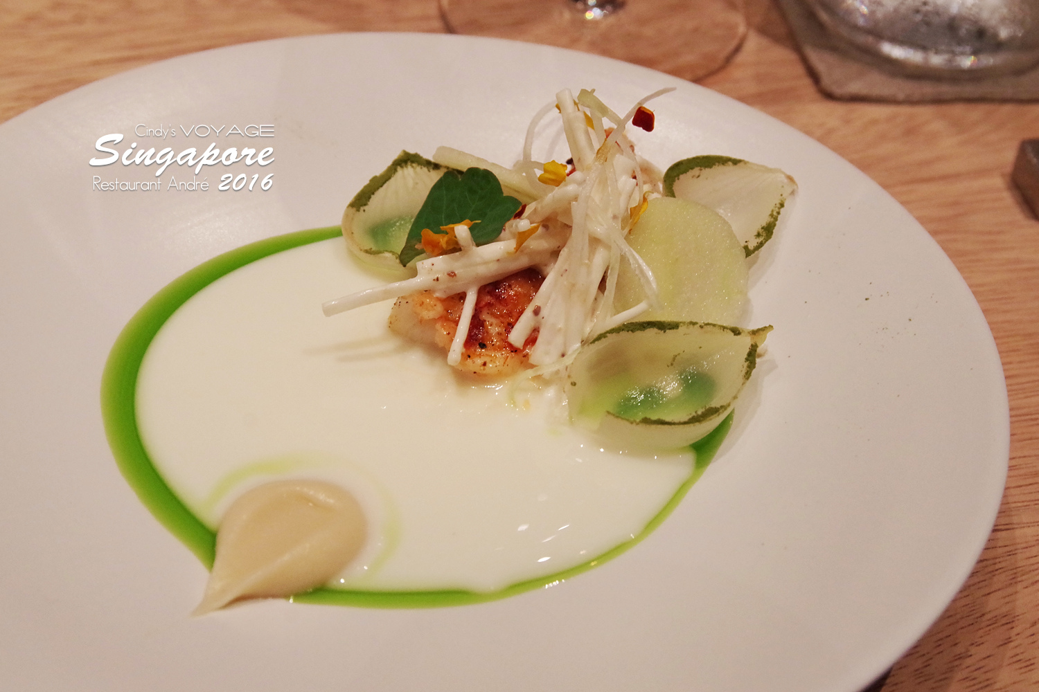 [2016。新加坡] 到 Restaurant ANDR&Eacute; 來場色香味俱全的米其林三星饗宴 @兔兒毛毛姊妹花