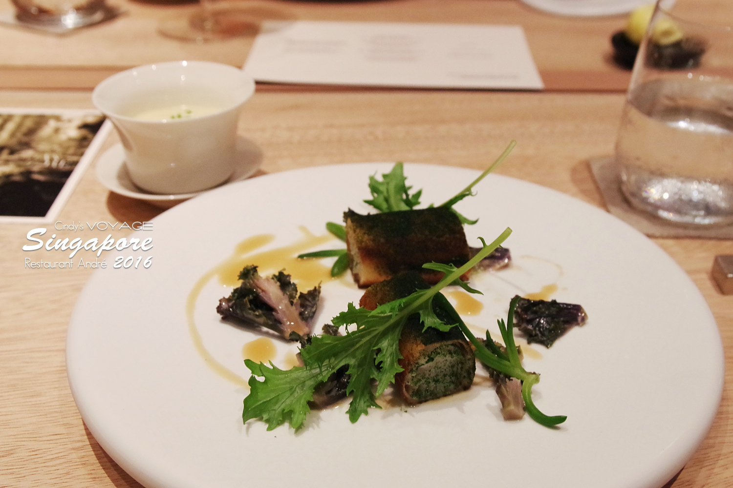 [2016。新加坡] 到 Restaurant ANDR&Eacute; 來場色香味俱全的米其林三星饗宴 @兔兒毛毛姊妹花