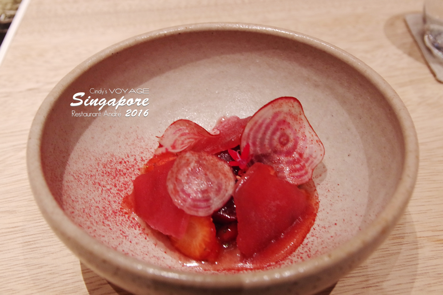 [2016。新加坡] 到 Restaurant ANDR&Eacute; 來場色香味俱全的米其林三星饗宴 @兔兒毛毛姊妹花