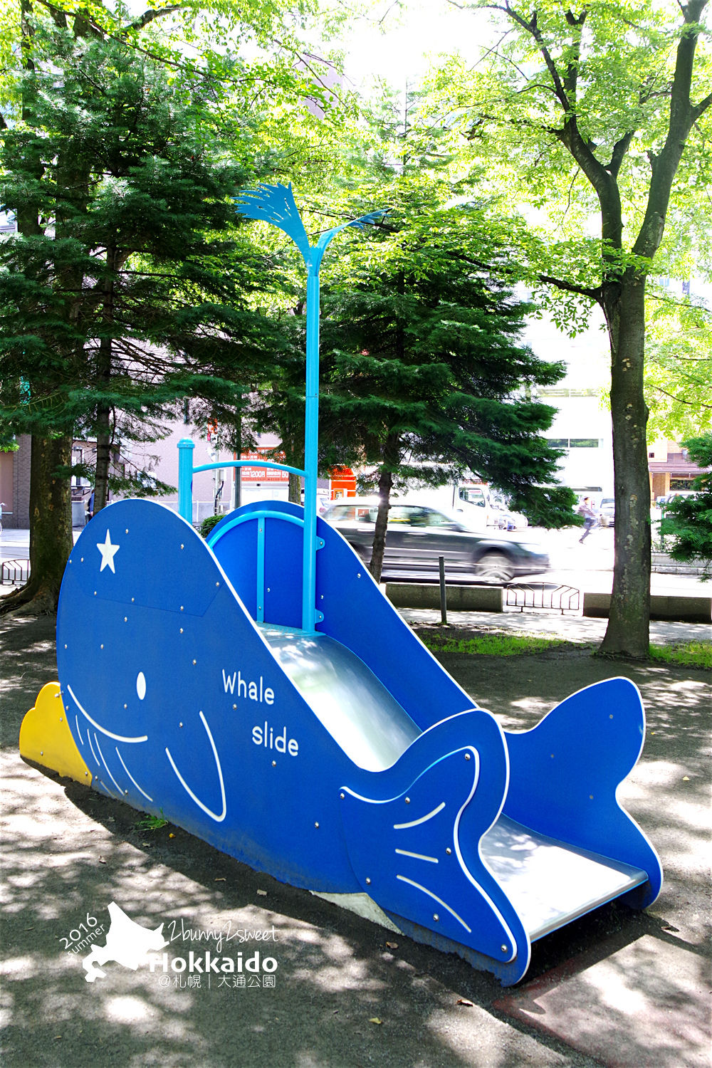 [北海道|親子|自駕] 大通公園～電視塔、烤玉米、溜滑梯～大人小孩都愛的免費公園｜札幌親子景點｜溜滑梯公園｜免費景點 @兔兒毛毛姊妹花