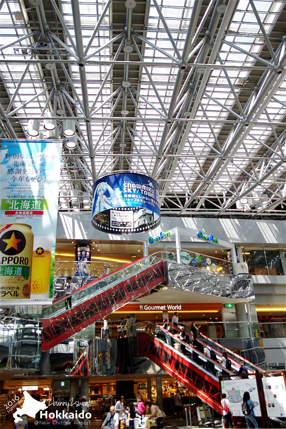 [北海道｜親子｜自駕] 新千歲機場太好玩，來去機場住一晚～Air Terminal Hotel & 機場購物、玩耍、泡湯全攻略 @兔兒毛毛姊妹花