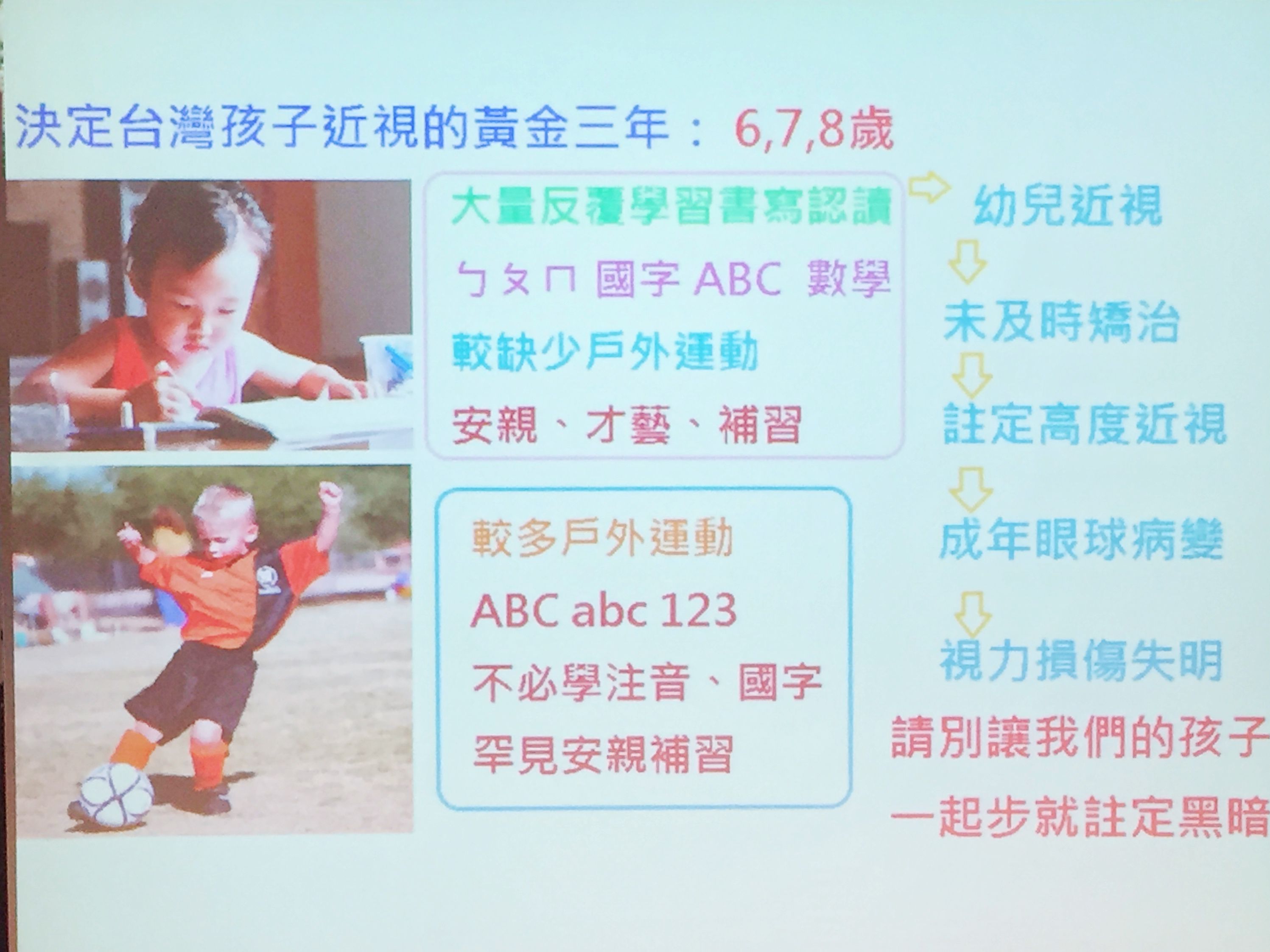 [心得] 關於小孩近視，一切你該知道的～『新思惟論壇 小孩長大二三事』心得分享 (1) @兔兒毛毛姊妹花