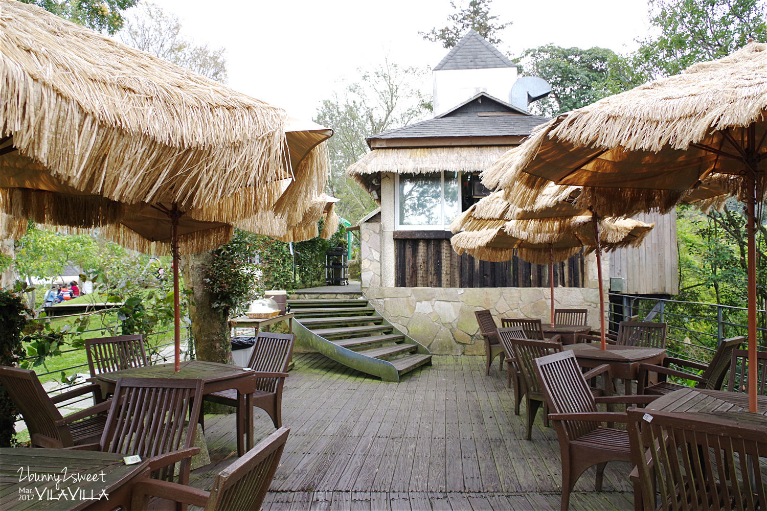 [親子旅遊。苗栗] VilaVilla 魔法莊園~小木屋、翹翹板、溜滑梯、沙坑積木～大人小孩都愛的北歐風森林遊樂場 @兔兒毛毛姊妹花