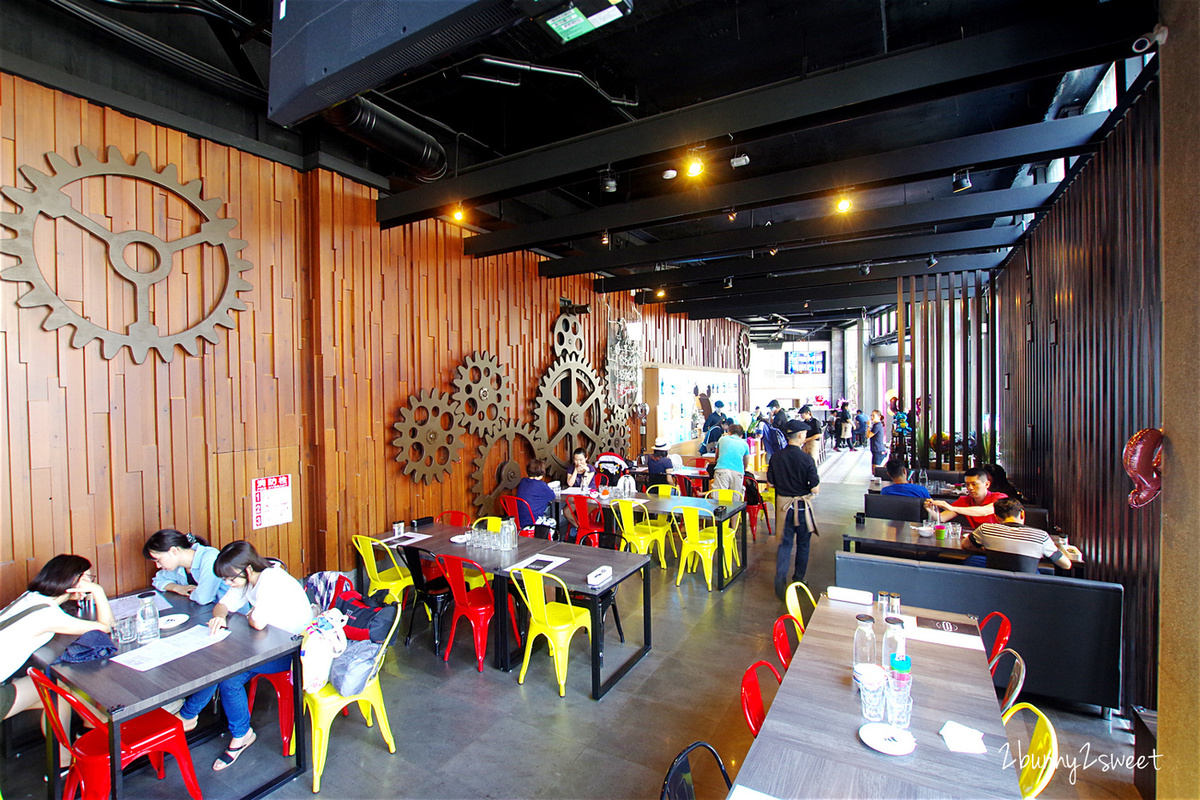 台中親子餐廳》熊吧餐酒館 Bear Bar Bistro～好好拍的熊熊主題餐廳，附設室內外兒童遊戲區～旋轉溜滑梯x沙坑x樹屋x家家酒～大人吃得開心、小孩玩得盡興 @兔兒毛毛姊妹花