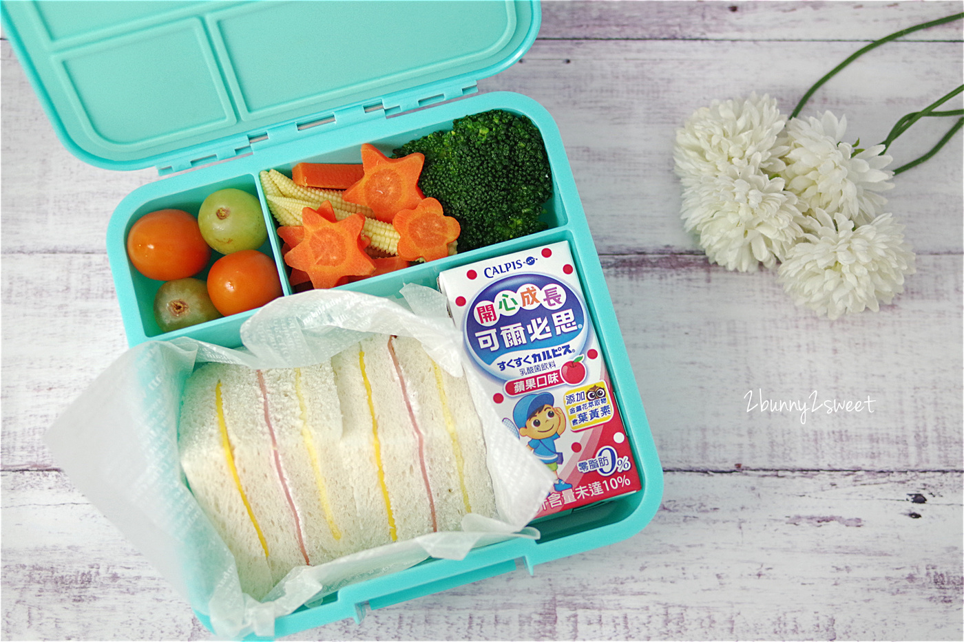 [好物。體驗] 小小午餐盒 LITTLE LUNCH BOX～來自澳洲的可愛無毒便當盒，防漏分隔設計好適合做造型便當、帶出門野餐 @兔兒毛毛姊妹花