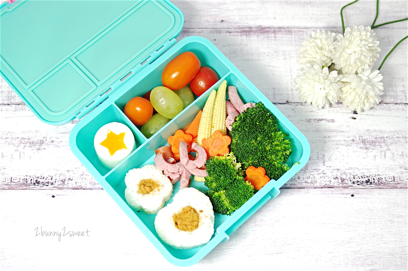 [好物。體驗] 小小午餐盒 LITTLE LUNCH BOX～來自澳洲的可愛無毒便當盒，防漏分隔設計好適合做造型便當、帶出門野餐 @兔兒毛毛姊妹花