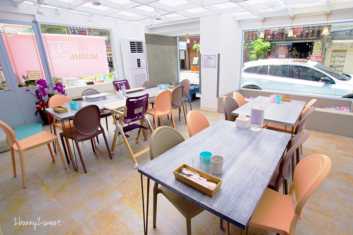 台北親子餐廳》Minime Kids Cafe 親子餐廳～韓系精緻夢幻遊戲區 x 超美味韓式年糕炸雞～台北東區超夢幻親子餐廳 @兔兒毛毛姊妹花