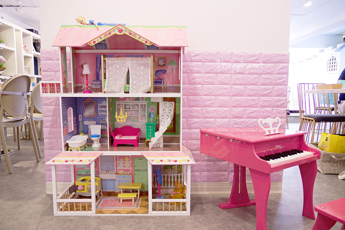 台北親子餐廳》Minime Kids Cafe 親子餐廳～韓系精緻夢幻遊戲區 x 超美味韓式年糕炸雞～台北東區超夢幻親子餐廳 @兔兒毛毛姊妹花