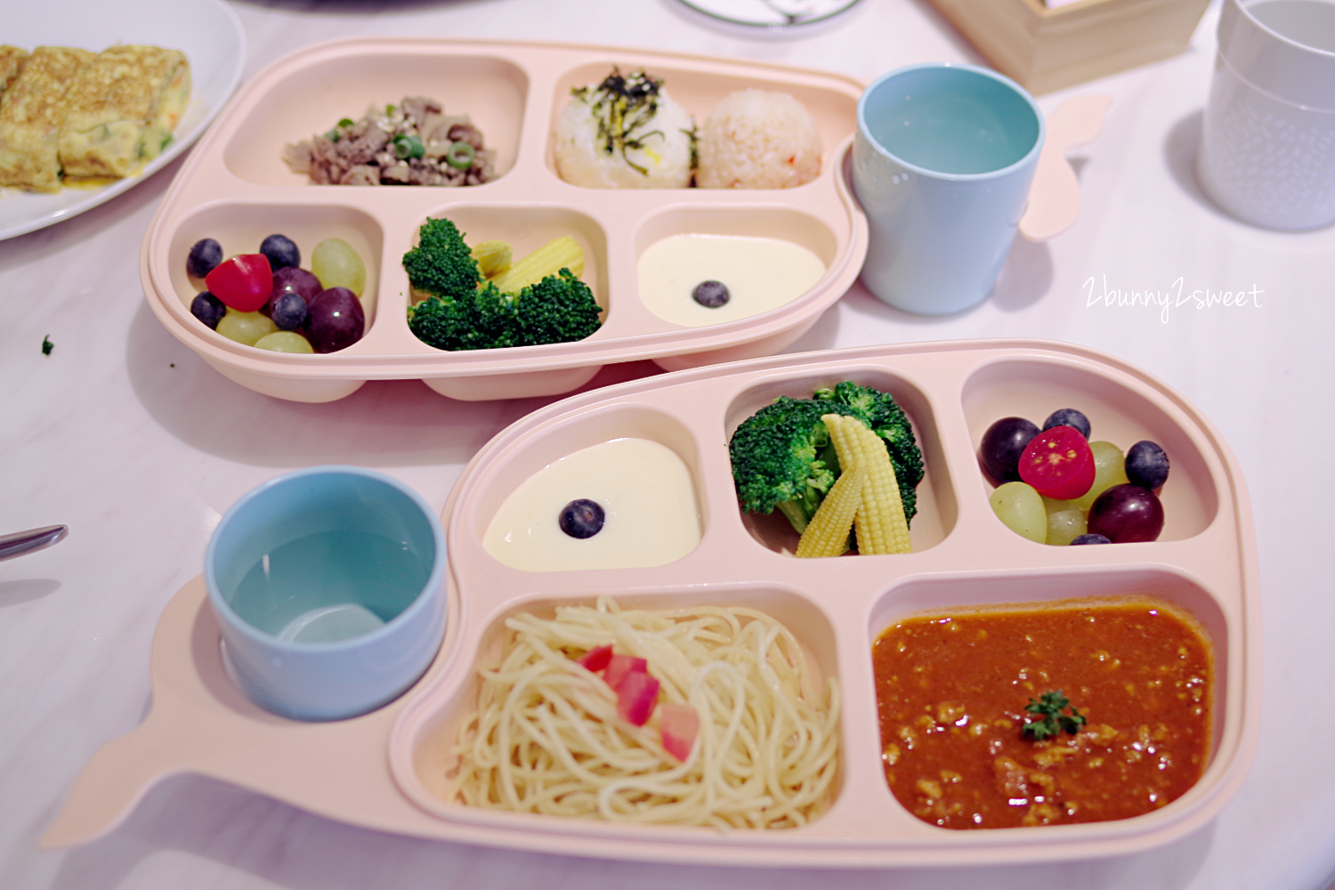 台北親子餐廳》Minime Kids Cafe 親子餐廳～韓系精緻夢幻遊戲區 x 超美味韓式年糕炸雞～台北東區超夢幻親子餐廳 @兔兒毛毛姊妹花