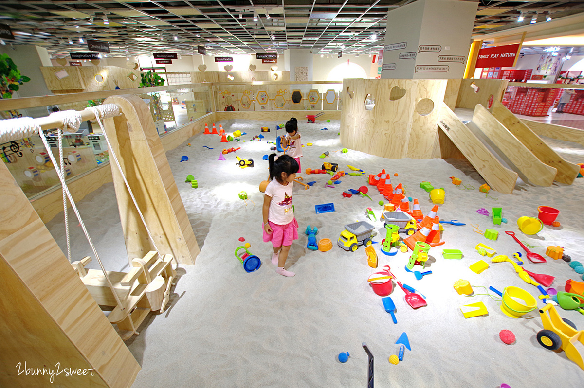 [新竹。室內樂園] 木樂地 Muledy 竹北旗艦館~原木高質感 15 大主題遊戲區～超大沙坑、木質玩具、城堡滑梯、公主禮服…還附設爸爸休息專區～最豪華頂級的親子室內樂園｜雨天景點｜室內景點 @兔兒毛毛姊妹花